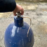 Lampada vintage industriale originale