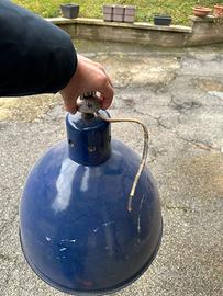 Lampada vintage industriale originale