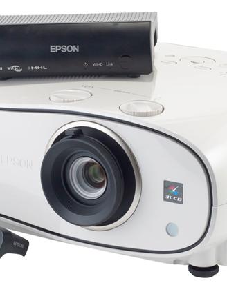 Proiettore Epson FHD 3D e trasmettitore wireless