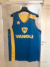canotta basket allenamento Vanoli