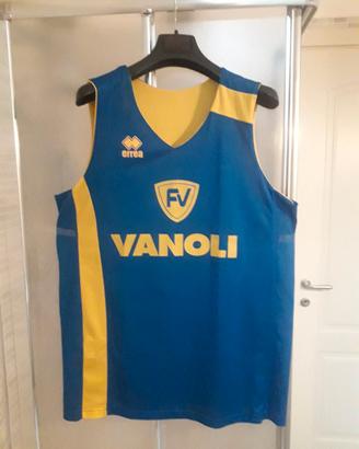 canotta basket allenamento Vanoli