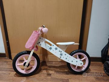Bicicletta bambina senza pedali 
