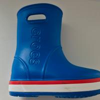 Stivali da pioggia bambino Crocs, tg 25-26 blu