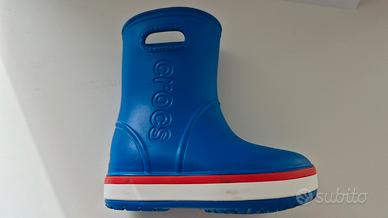 Stivali da pioggia bambino Crocs, tg 25-26 blu