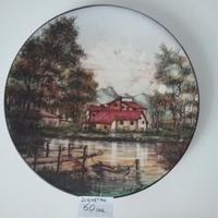 CERAMICA GRANDE PIATTO DIPINTO A MANO 60 cm