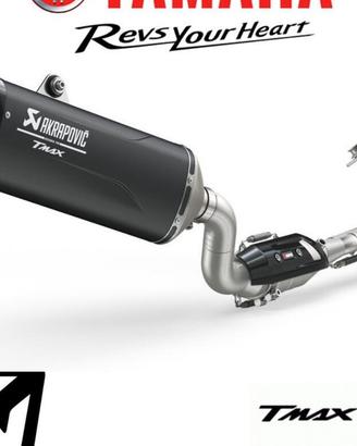 Scarico completo akrapovic tmax 560 2025/2026