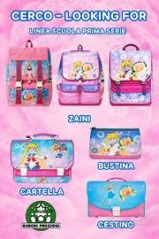 C_E_R_C_0  Zaino Astuccio quaderno Sailor Moon