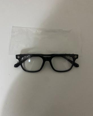 Occhiali Stile Chrome Hearts / Montatura Nera