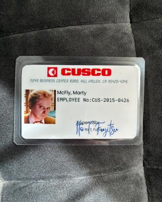 Prop Badge Cusco Marty McFly