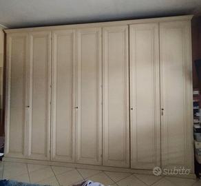 Armadio champagne 7 ante