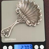 Cucchiaio in argento 800 porta bonbon o fragole