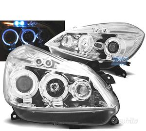 FARI OCCHI ANGEL PER RENAULT CLIO 3 05-09 CROMATO