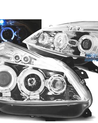FARI OCCHI ANGEL PER RENAULT CLIO 3 05-09 CROMATO