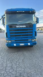 Scania 144 460 ribaltabile inox