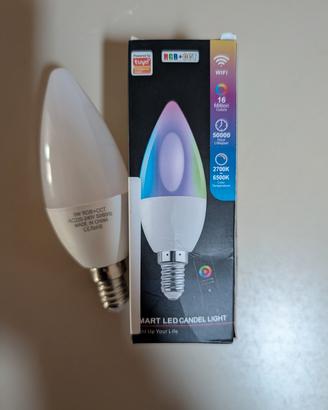 Lampadina E14 smart con app