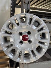 Set 4 Borchie Fiat Panda