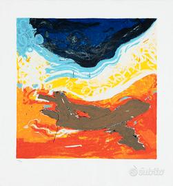 Mario schifano stupenda serigrafia