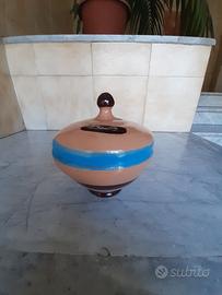 Salvadanaio grande in coccio