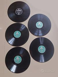 5 vinili 78 giri Columbia e Cetra