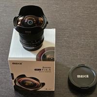 Meike 8mm f3.5 Fisheye Grandangolo Canon EF