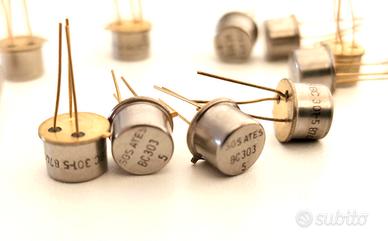 coppia transistor BC 301 e 303 SGS ATES. NOS