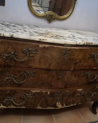 cassettone antico da restaurare 