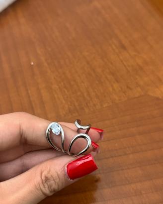 Anello con brillante