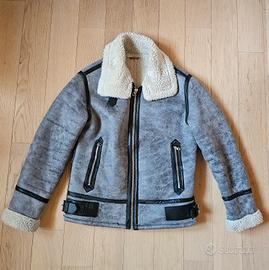 Montone grigio Zara uomo (tg. M) LEGGI DESCRIZIONE