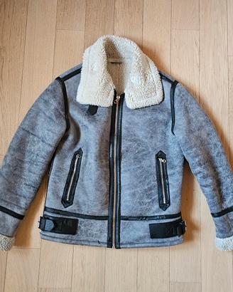 Montone grigio Zara uomo (tg. M) LEGGI DESCRIZIONE