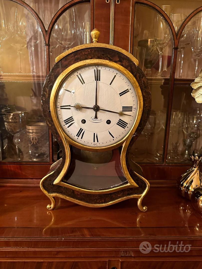 Orologio antico Roberts da tavolo, oro e legno - Arredamento e Casalinghi In  vendita a Roma