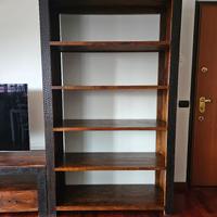 Libreria in legno massello