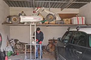 Carrellino per go kart 2 versioni