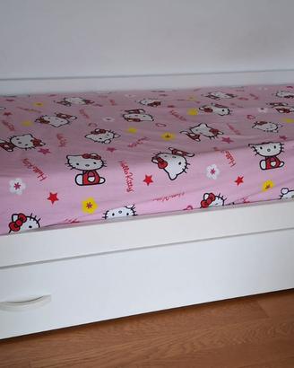 letto con seconda rete