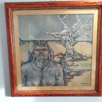 Quadro Olio su Tela Giuseppe Cavallaro 1971