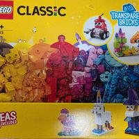 COSTRUZIONI LEGO CLASSIC TRANSPARENT BRICKS
