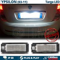 Luci TARGA LED Lancia Ypsilon 843 Placchette 6500K