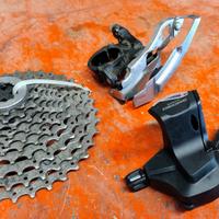 Deragliatore ant Shimano Deore+pacco pignoni 11-36