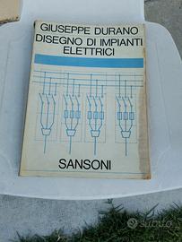 libro vintage di disegno di impianti elettrici 