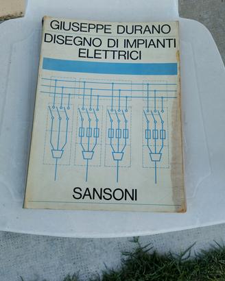 libro vintage di disegno di impianti elettrici 