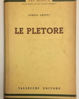 Libro di medicina Greppi Le Pletore