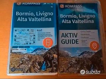Cartina Kompass Bormio, Livigno, Alta Valtellina
