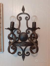 Lampade e applique ferro battuto