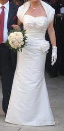 Bell' abito da sposa con corpetto