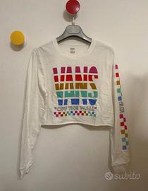 Maglia leggera cropped a maniche lunghe VANS