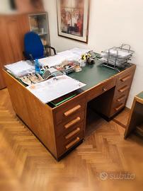 Scrivania vintage direttorio anni 50/60