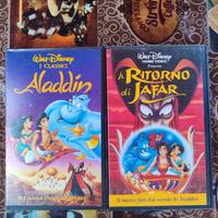 VHS Disney Aladin 1 / 2 originali 