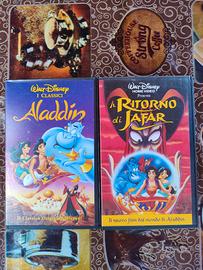 VHS Disney Aladin 1 / 2 originali 