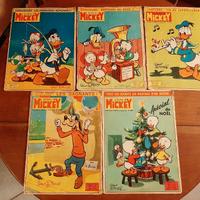 LE JOURNAL DE MICKEY.Lotto di 5. 1962-63. C.Barks