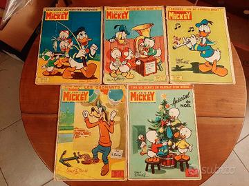 LE JOURNAL DE MICKEY.Lotto di 5. 1962-63. C.Barks