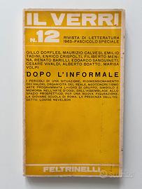 Il Verri. Dopo l'informale, 1963